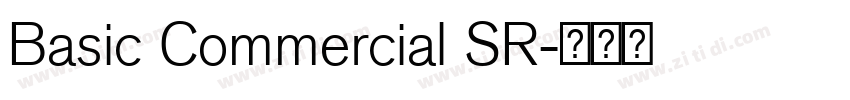 Basic Commercial SR字体转换